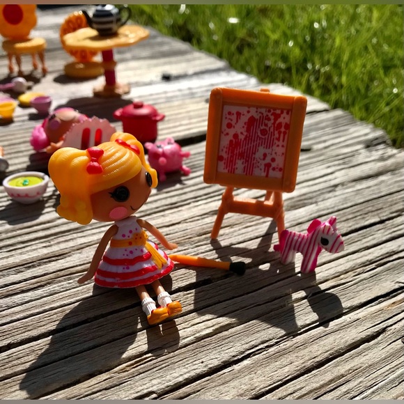 LALALOOPSY Mini Dolls Pets Accessories Playsets Crumbs Spot Pepper Toy Doll - Picture 14 of 15